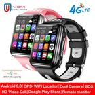 Детские умные часы 4G, часы с трекером, Android 9,0, HD видеозвонок, удаленная камера Google Play, Смарт-часы, подарок, часы для школьников и студентов