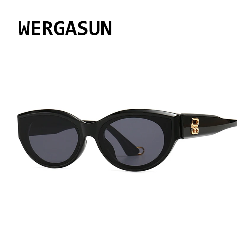WERGASUN новые модные брендовые дизайнерские женские солнцезащитные очки кошачий