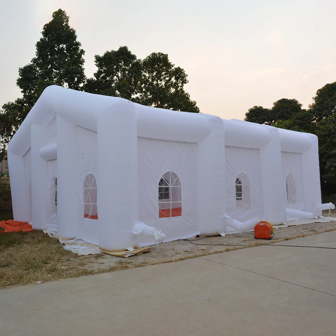 Бесплатная доставка верхняя одежда белая надувные свадебные вечерние палатка