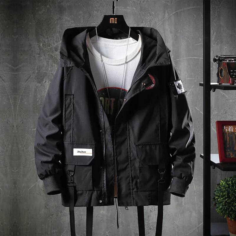 Новинка 2019 корейский стиль повседневная мужская камуфляжная куртка мужские