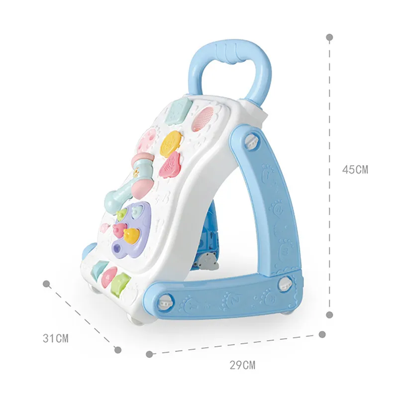 IMBABY От 0 до 1 года детские многофункциональные детские ходунки игрушка треугольник структура Анти-опрокидывание детей обучения ходунки ребенка strole