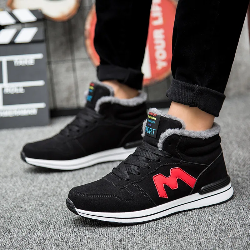 39-46 зимние сапоги теплые удобные нескользящие 2019 Мужская зимняя обувь # NX8155 |