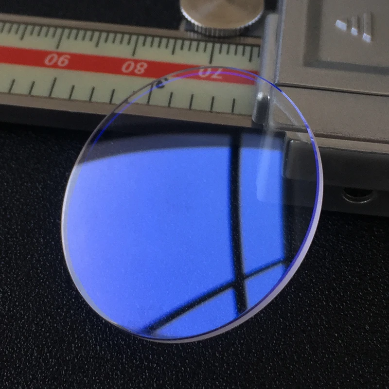 Голубое покрытие Двойной Купол толщина 1 2 мм диаметр 28 37 5 купольное сапфировое