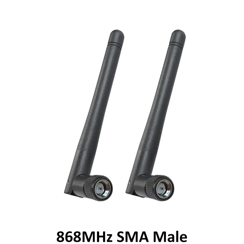 GRANDWISDOM 10pcs 868mhz antenna 3dbi sma male 915mhz lora antene pbx iot module lorawan signal receiver antena