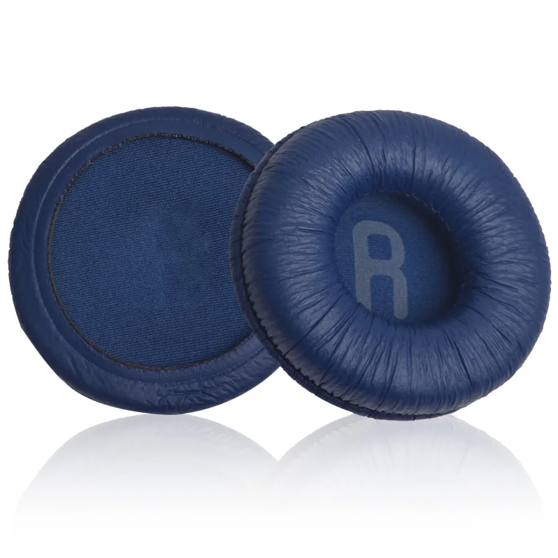 navy-blue L R 1 пара Замена пены амбушюры подушки Чехлы для JBL Tune600 T500BT T450 наушники гарнитуры 70 мм подушечки - Цвет: navy-blue L R