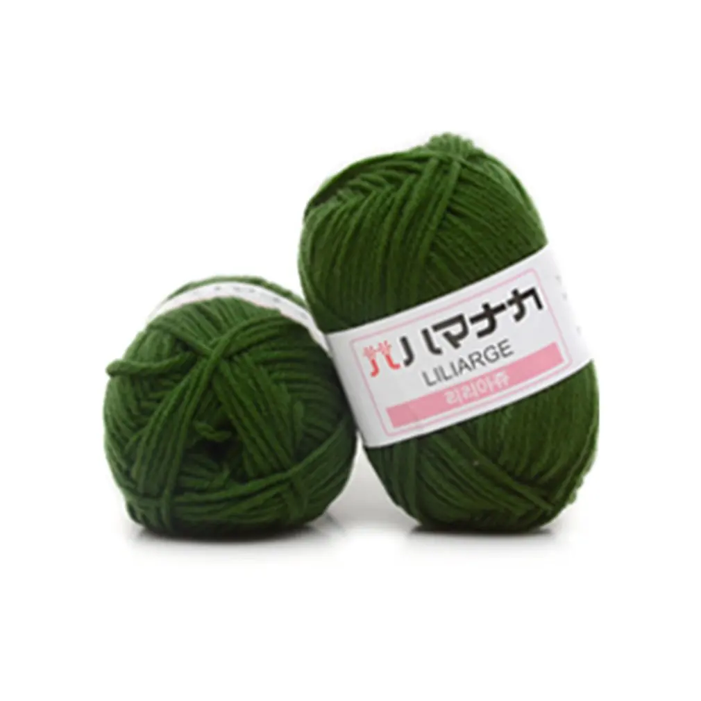 

Shares Combed Crochet Milk Cotton Yarn Soft Warm Wool Blended Yarn Apparel Sewing Yarn Hand Knitting Scarf Hat Yarn