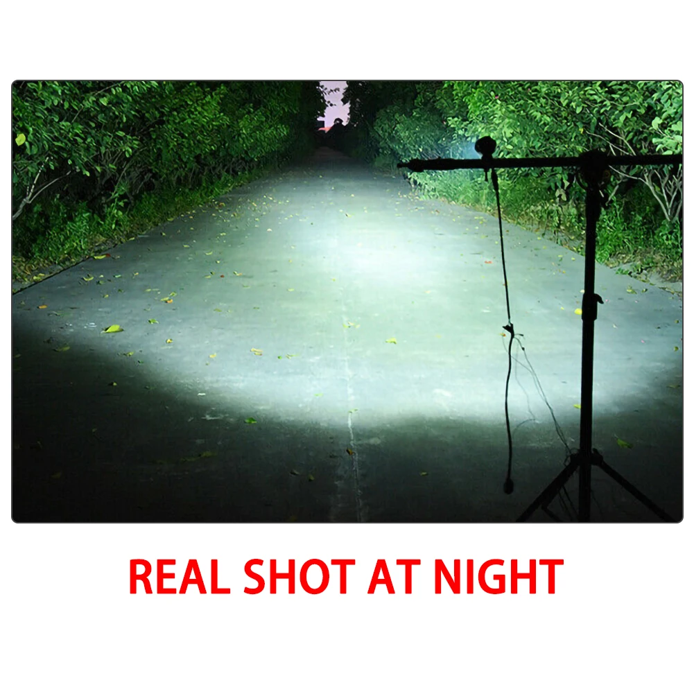 

2x LED 60w Motorcycle Headlight Fog Spot Light Auxiliary lamps & Switch Headlight Brightness Electric Car Light Bicycles