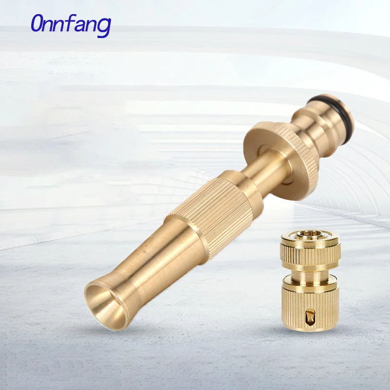 

Насадка для водяного пистолета из чистой меди, бытовой медный распылитель для мойки автомобиля, полива цветов