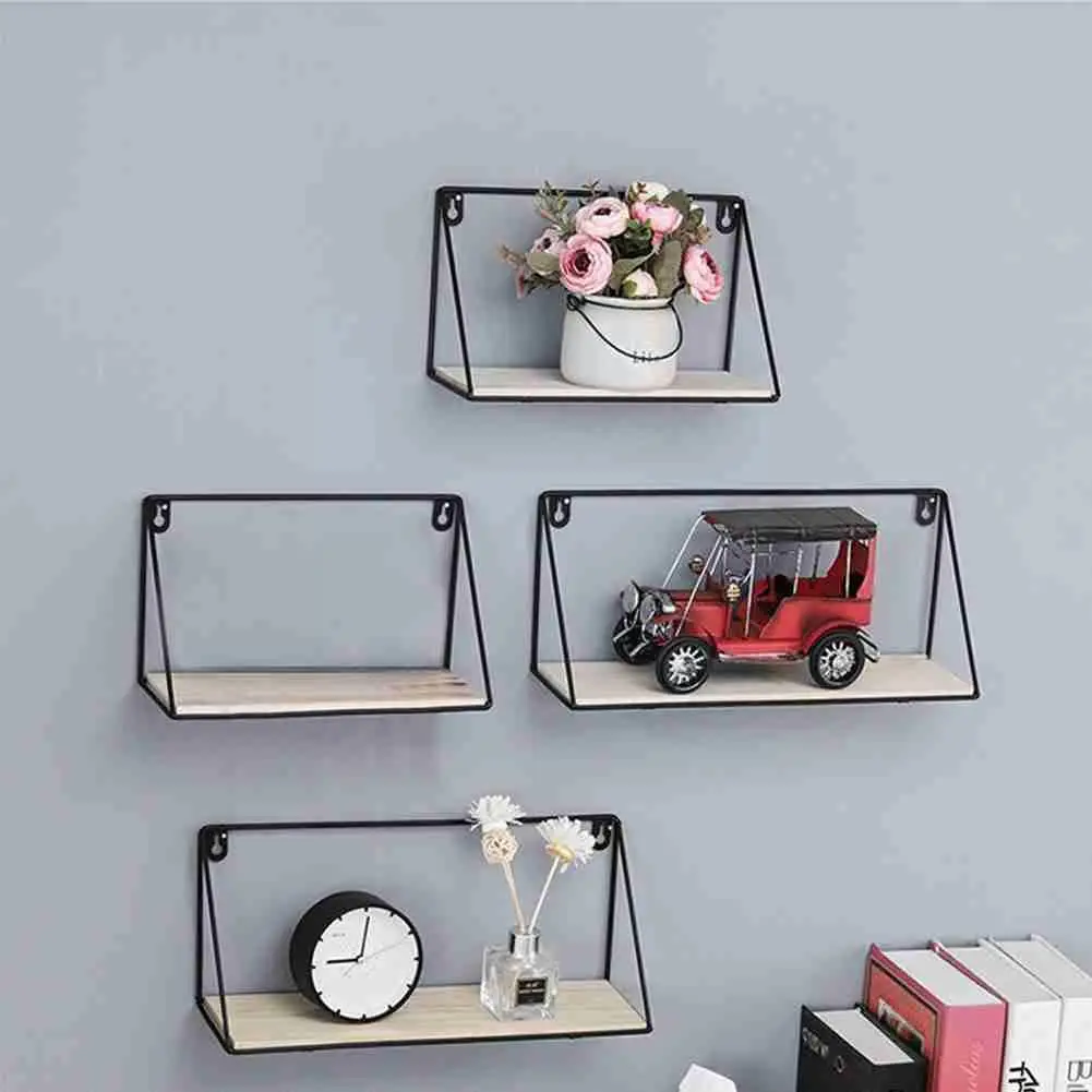 Стеллаж для вещей стеллаж украшения комнаты стены домашний декор полки хранения