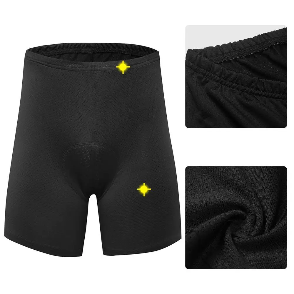 Мужские велосипедные шорты мужское Велосипедное длинное нижнее белье с