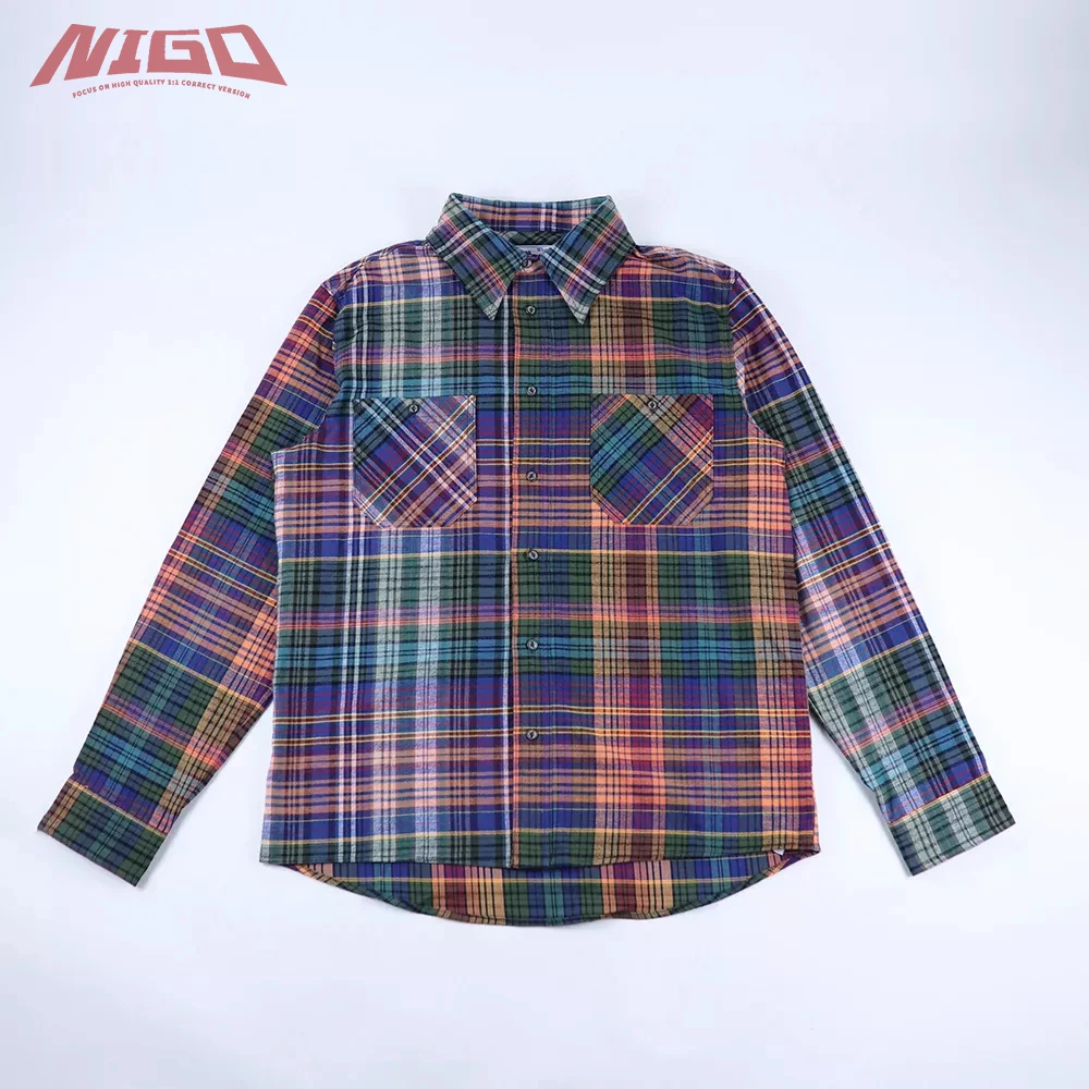

Фланелевая рубашка в клетку NIGO 21ss W # nigo7895