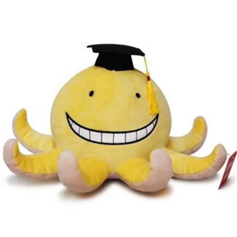 

15cm Anime Octopus Korosensei Plush Stuffed Toy Cosplay Assassination Classroom Teacher Kawaii Mini Soft Plush Doll Kids Gifts