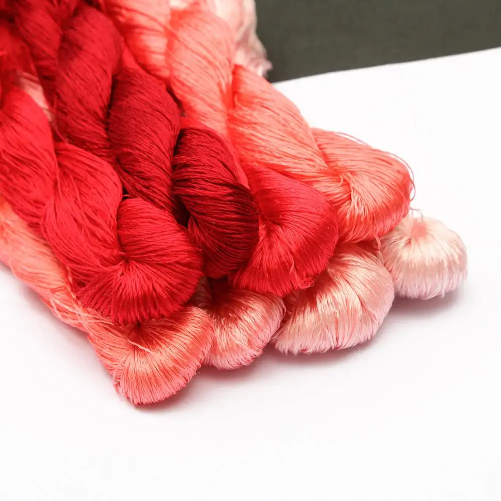 20 м/шт. шелковая вышивка 100% нить спирей маленькие палочки для ручной вышивки