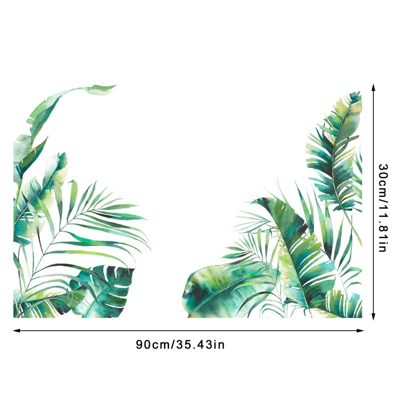 Тропическая серия растительности настенная наклейка спальня гостиная домашний