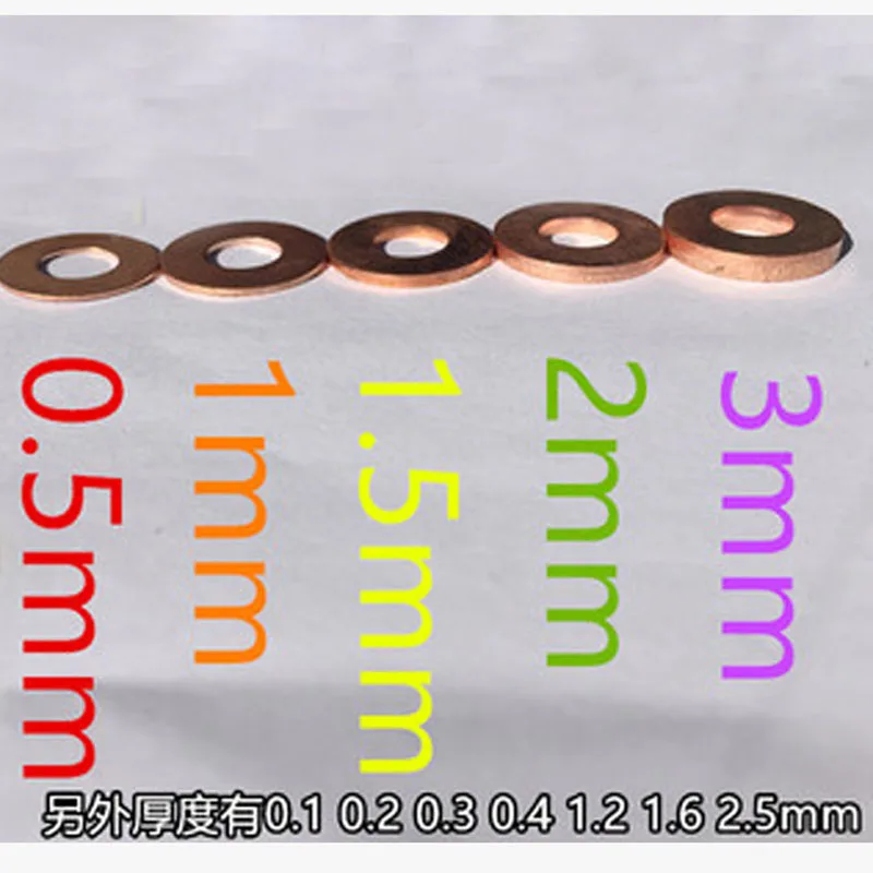 Шайбы M8 M9 M10 с медной прокладкой шайба манометром толщина 0 1 8 мм|Мойки| |