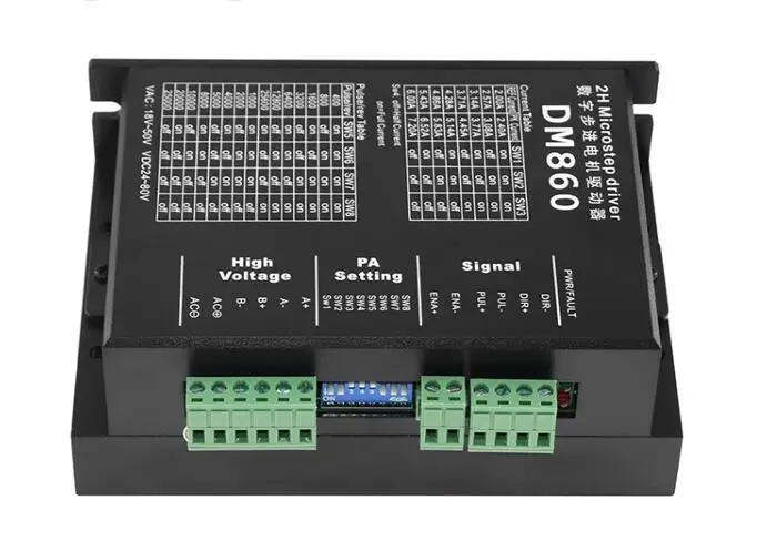 Stepper driver DM860 Two-phase stepper motor 24-80VDC for 57 86 nema 23 24 | Обустройство дома