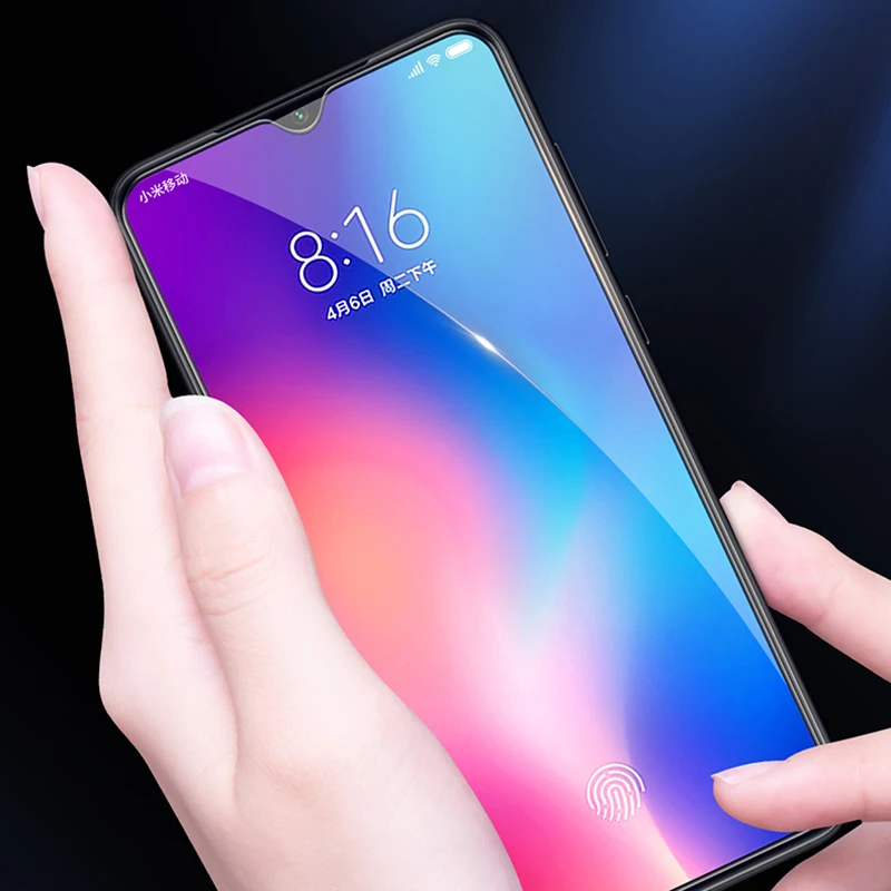 Защитное стекло с полным покрытием от УФ клея для Xiaomi Mi 9 t Pro жидкое закаленное CC9 E
