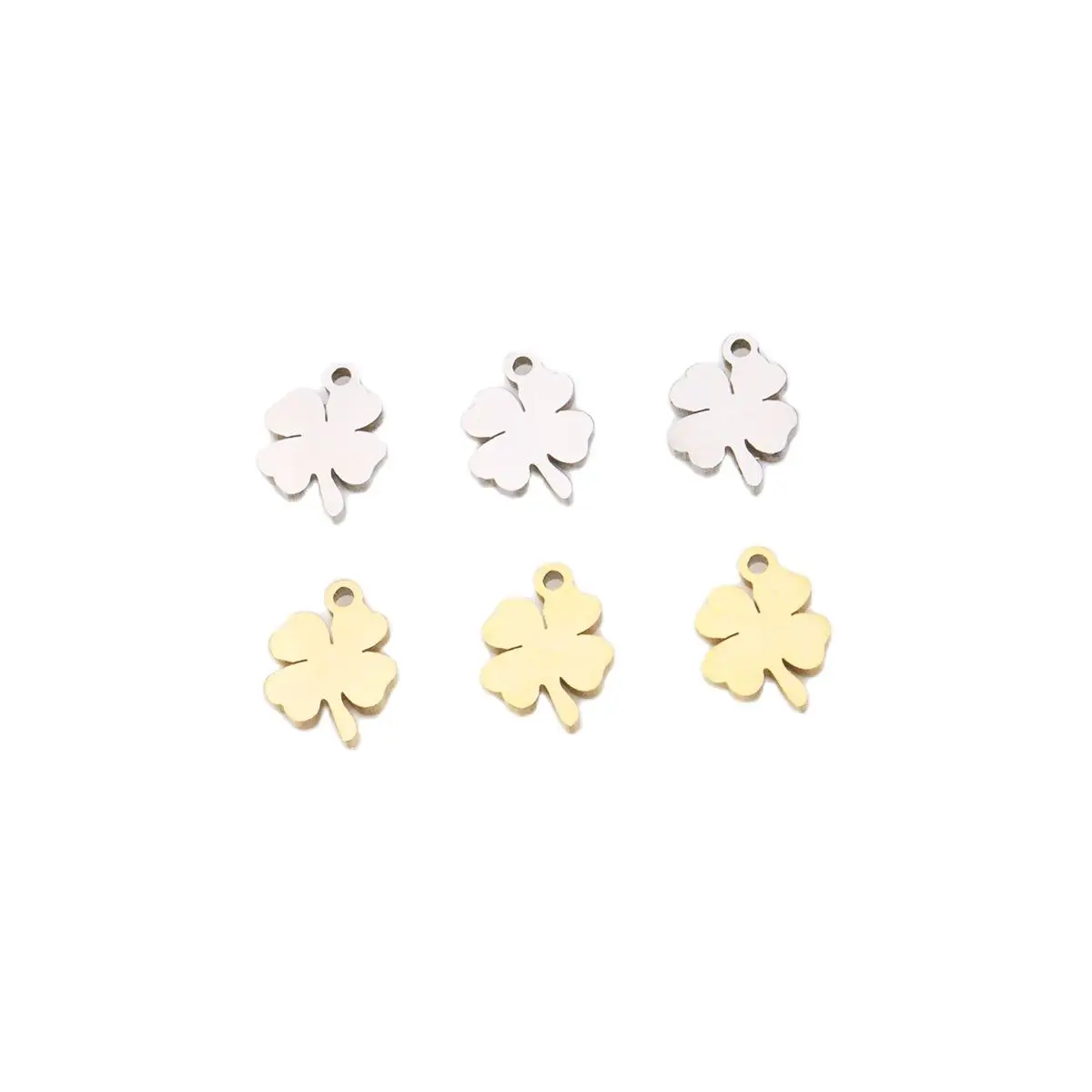 10 шт., 6 мм, оптовая продажа, высококачественная Полированная мини-подвеска из нержавеющей стали, блестящая бесцветная подвеска «сделай сам» для ожерелья, браслетов