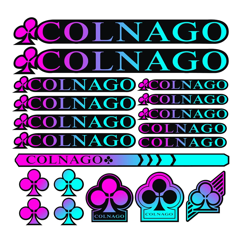 Набор наклеек на раму велосипеда COLNAGO виниловые декоративные аксессуары для