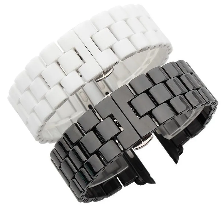 Новейшая коллекция Керамика ремешок для Apple Watch серии 6 5 4 3 2 1 iwatch SE Link браслет 38 мм