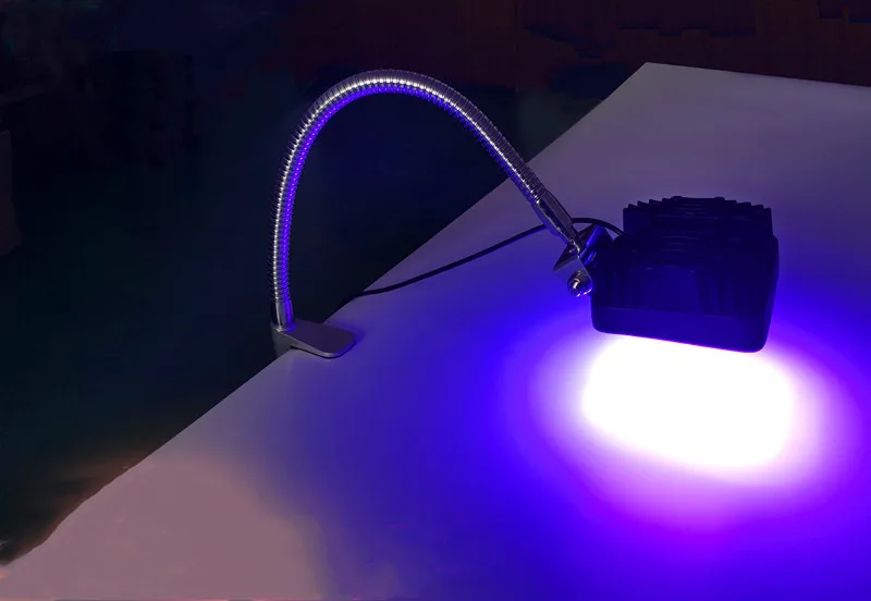 

320W 395/365 wavelength uv curing lamp watercooler UF LED glue Clips table lamps green oil purple manicure light for gel varnish
