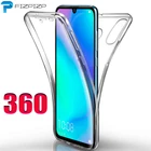 Двойной силиконовый чехол для Huawei P20, P30 Pro, P10, P40, Y5, Y6, Y7p, Y7, P Smart Plus 360, Mate 20, Honor 20s, 10i, 10 Lite, 8A, 8S, 2019