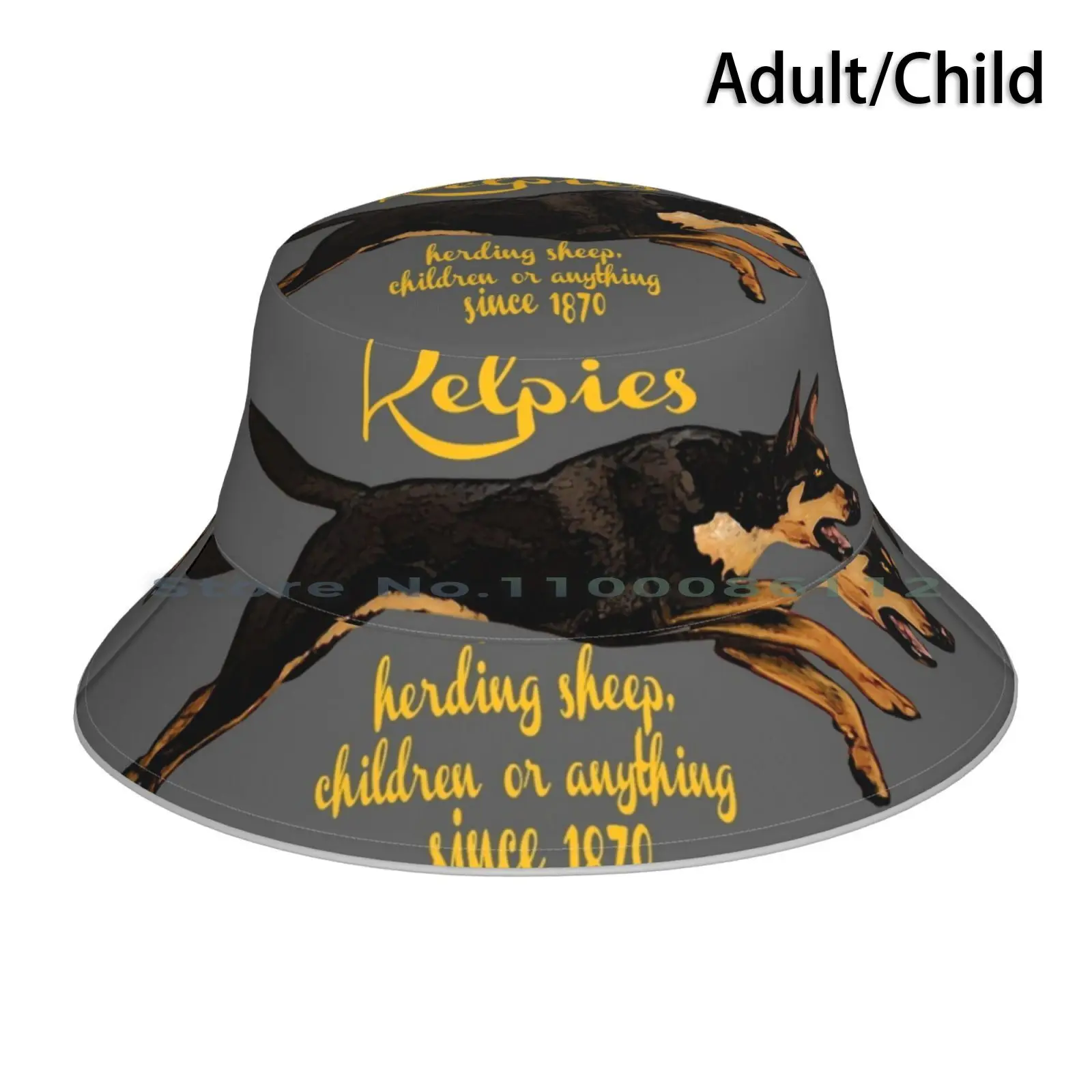 

Kelpies , Herding All с 1870 года, Панама, Солнцезащитная шапка, Австралийская собака, Рабочая собака, Aussie kestрелла, Овечья собака, барбус, черный и