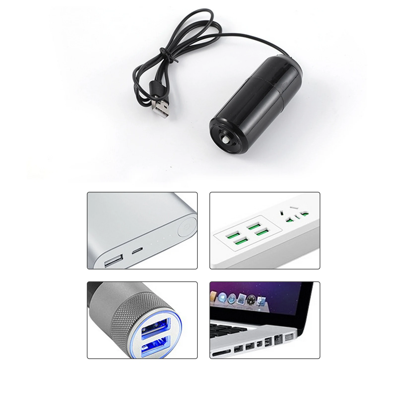 Мини кислородный воздушный насос для аквариума USB бесшумный компрессор аэратор