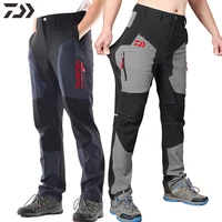 daiwa men breathable quick dry fishing pants elastic thin waterproof gamakatsu hiking mountaineering outdoor sport fishing wear
