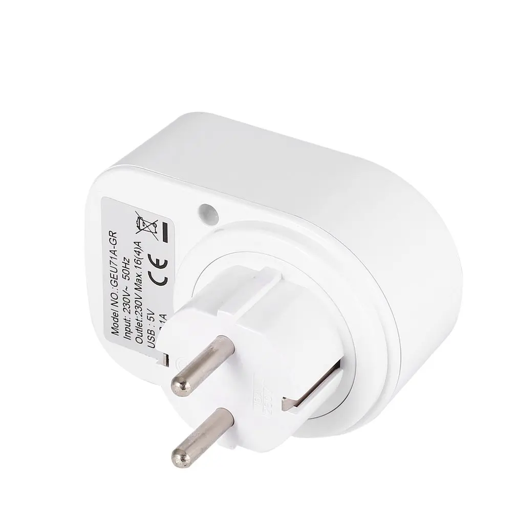 5 в 2.1A Электрический двойной USB зарядное устройство адаптер ЕС вилка Умная вилка-в