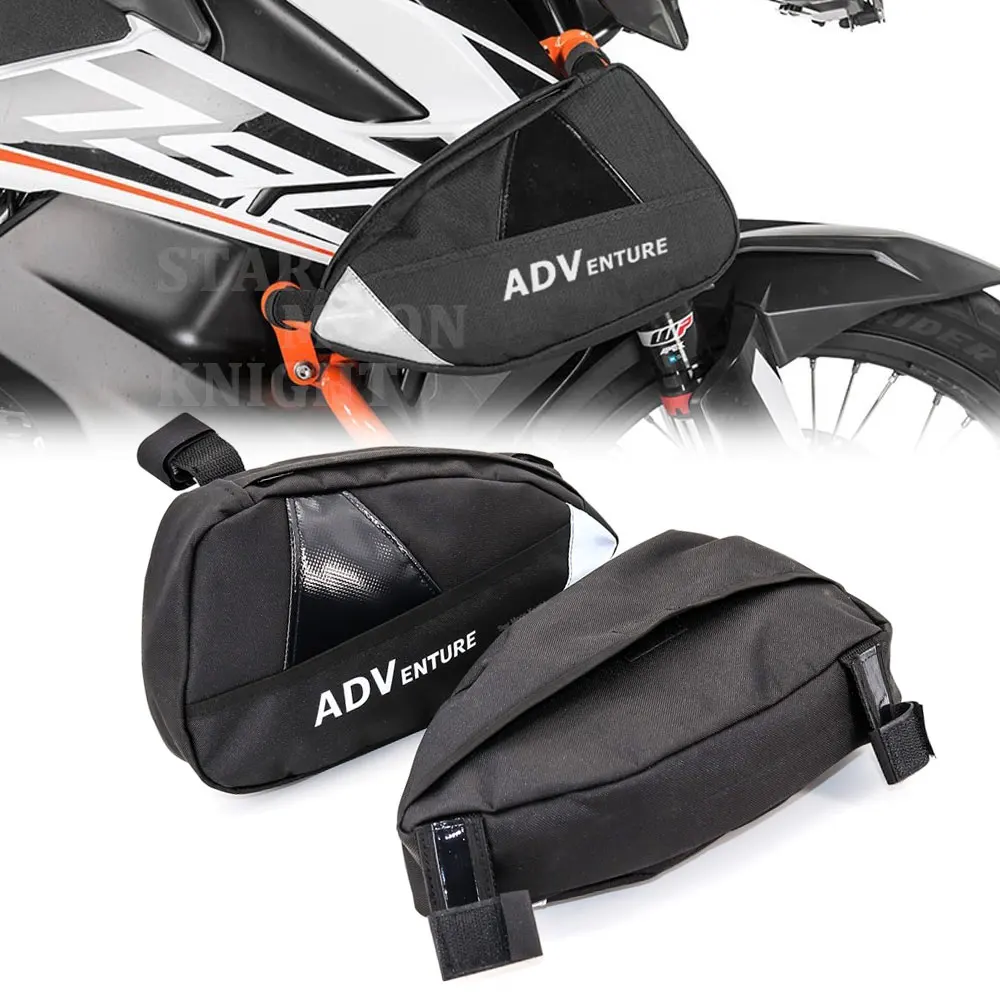 

For 790 Adventure 790 Adventure R Motorcycle Waterproof Repair Tool Placement Bag Frame Triple-cornered Package Toolbox