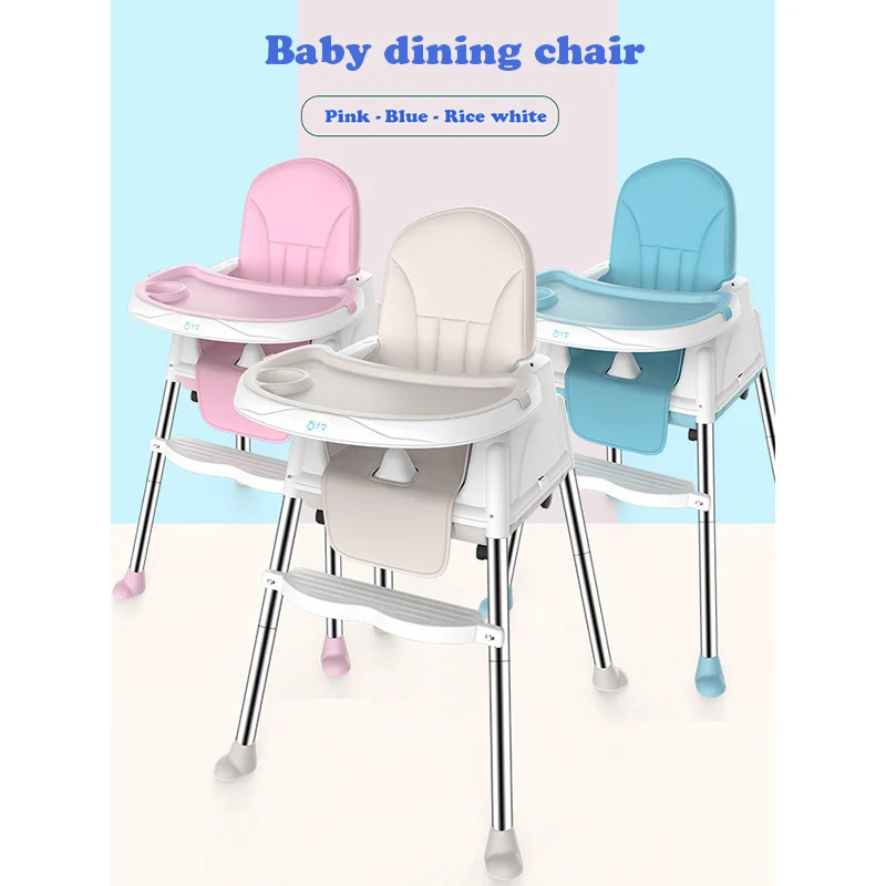 Baby Dining Chair Multifunctional Foldable Portable Baby Chair Kids Feeding Chair Baby Products Booster Seats