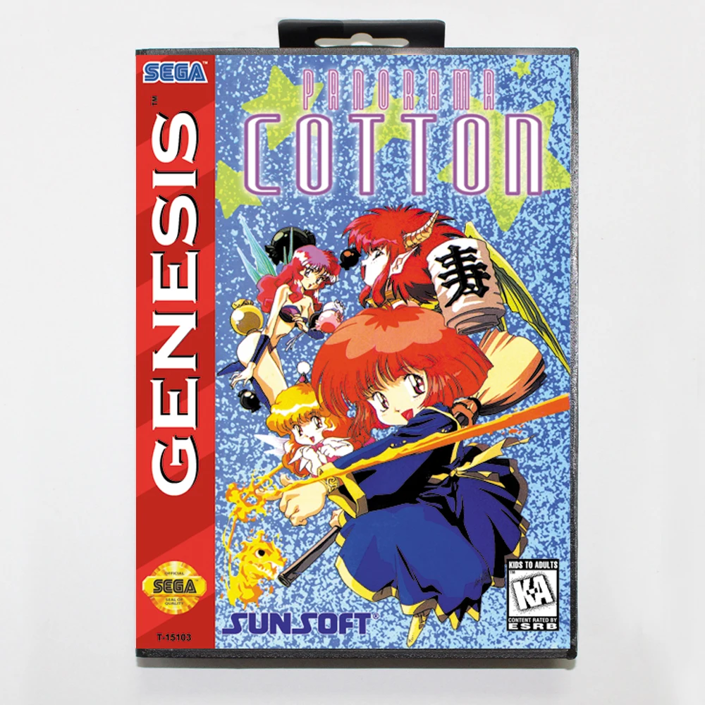 

Panorama Cotton 16bit MD Game Card For Sega Mega Drive/ Genesis with Retail Box