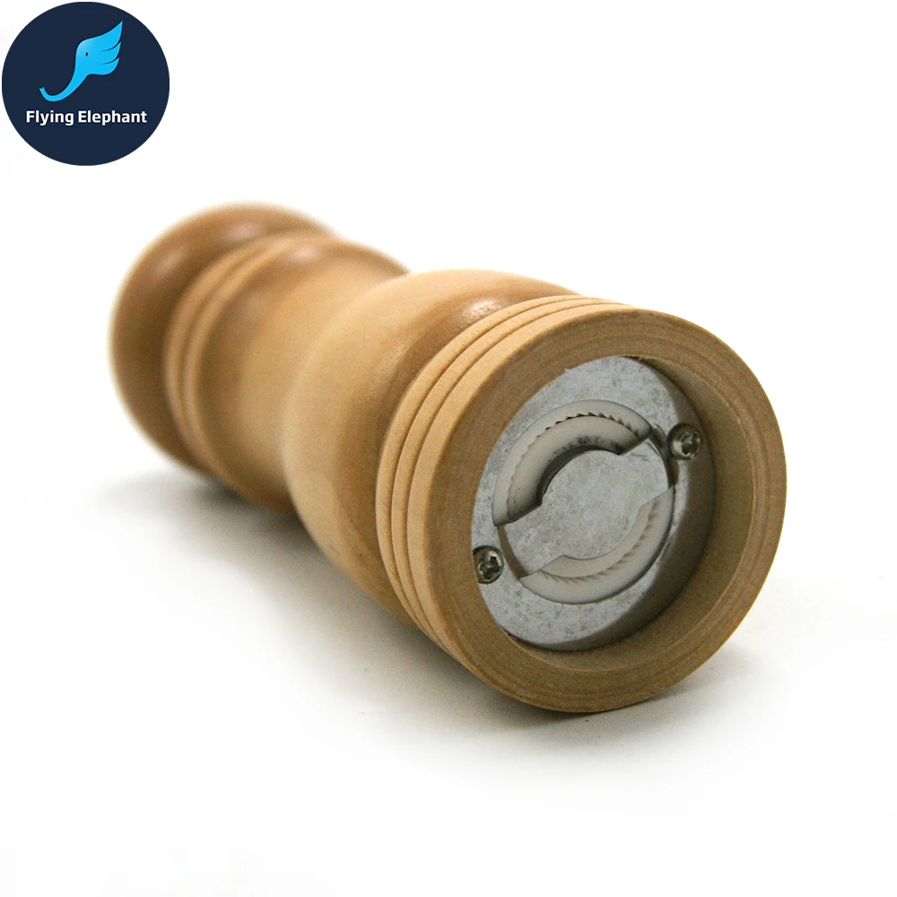 CE мельница деревянная ручная для соли коричневый черный перец белая морская соль