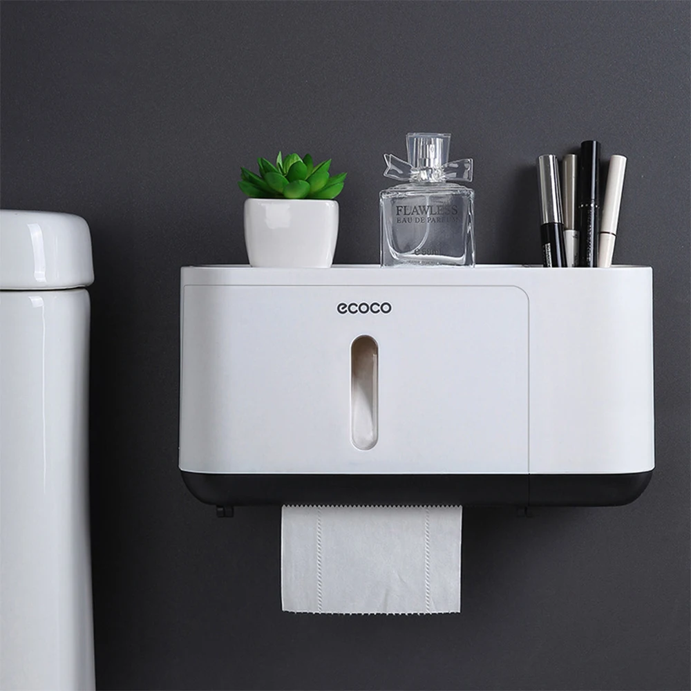 

Paper Towel Tissue Box Dispenser Wall Mounted Storage rack paper Towel Holder bathroom organizer Accessories bathroom gadgets