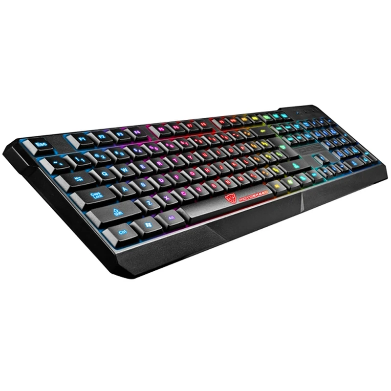 Новые оригинальные Motospeed K70 Gaming Keyboard светодиодный Подсветка USB Проводная