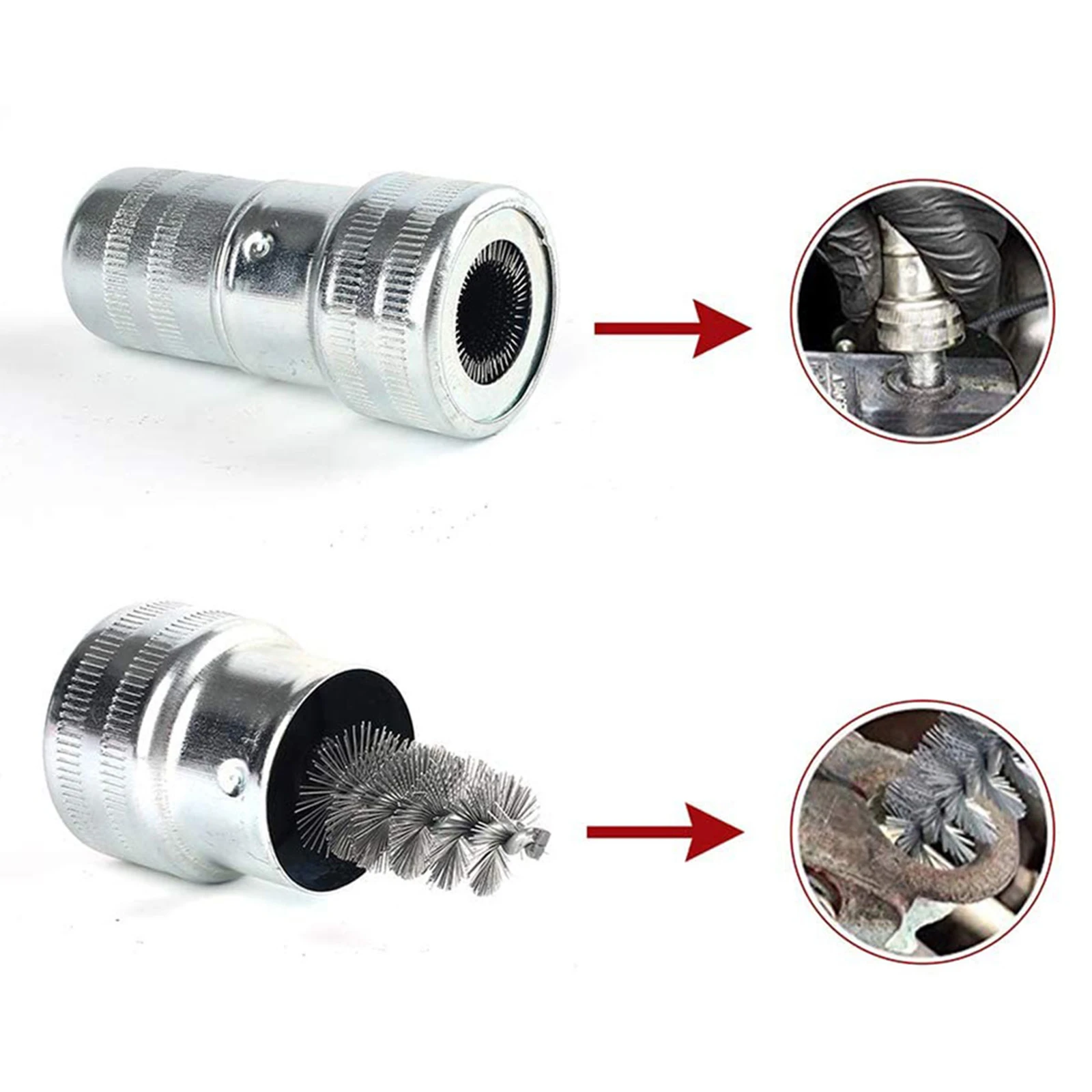 

12 Pieces Battery Terminal Anti-Corrosion Washers 2 Pieces Cleaning Brush for Car Marine Boat