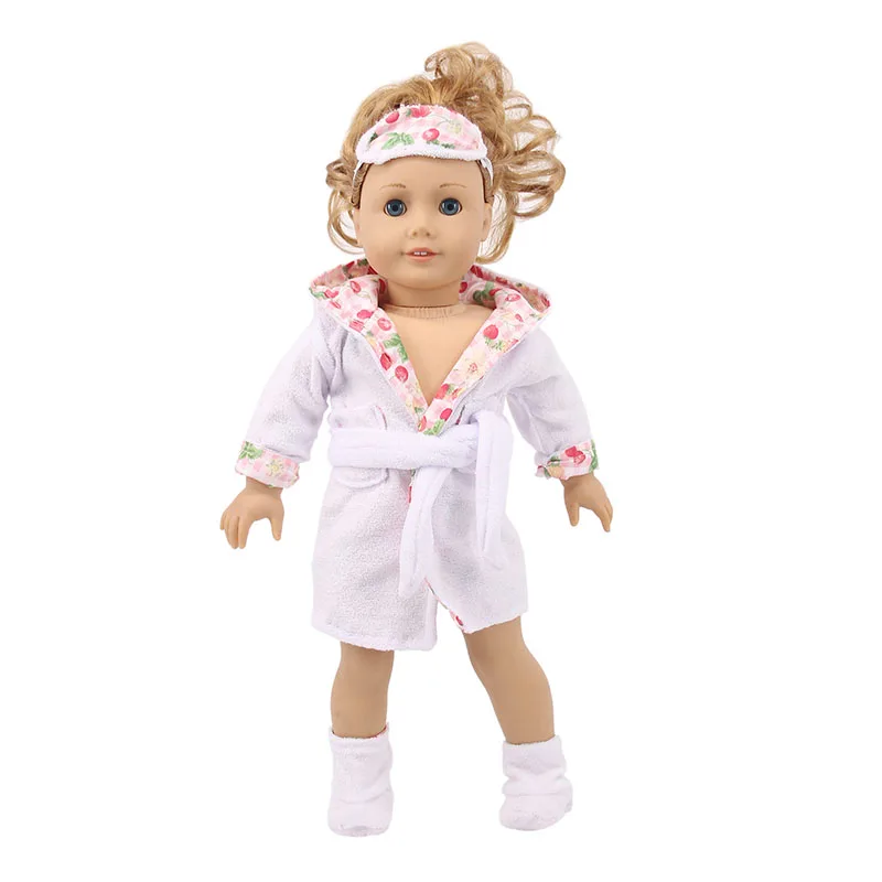 Кукольная пижама из хлопка 2 шт./компл. = юбка + шорты размер 18 дюймов американский