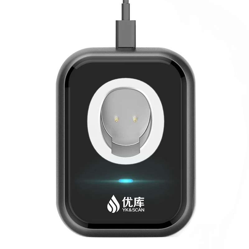 2D QR 1D беспроводной сканер штрихкода с подставкой высокое качество дальность 20