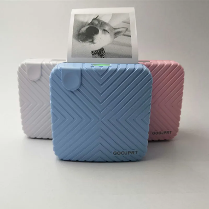 GOOJPRT Inkless Peripage мини портативный термопринтер фото Карманный термопринтер 58 мм печать Bluetooth Android iOS принтеры