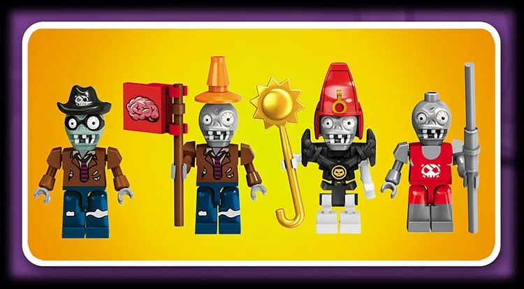 

YG75008 game small particles building blocks plant zombie series garden assembled sunflower children's toy gifts for boys and gi
