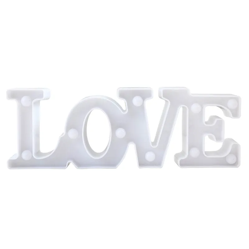 

LOVE Styling Night Light Wedding Decoration LED Light Glow Party Supplies 3D Mirror Design To Create A Romantic Warm Atmosphere