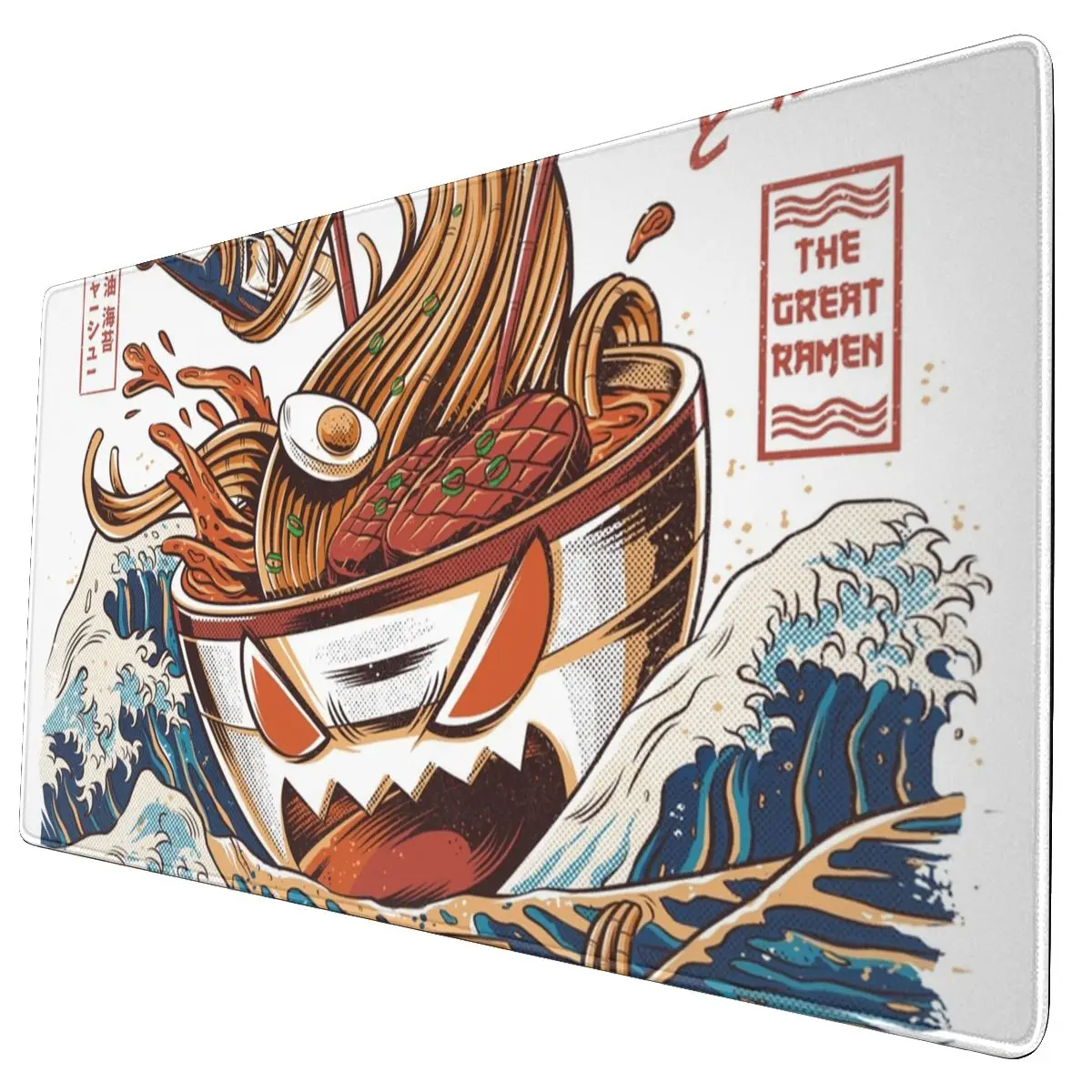 

The Great Ramen Off Kanagawa Keyboard Desk Mat Mousepad Retro Japan Monster 900x400 Gaming Waterproof Computer Mouse pad