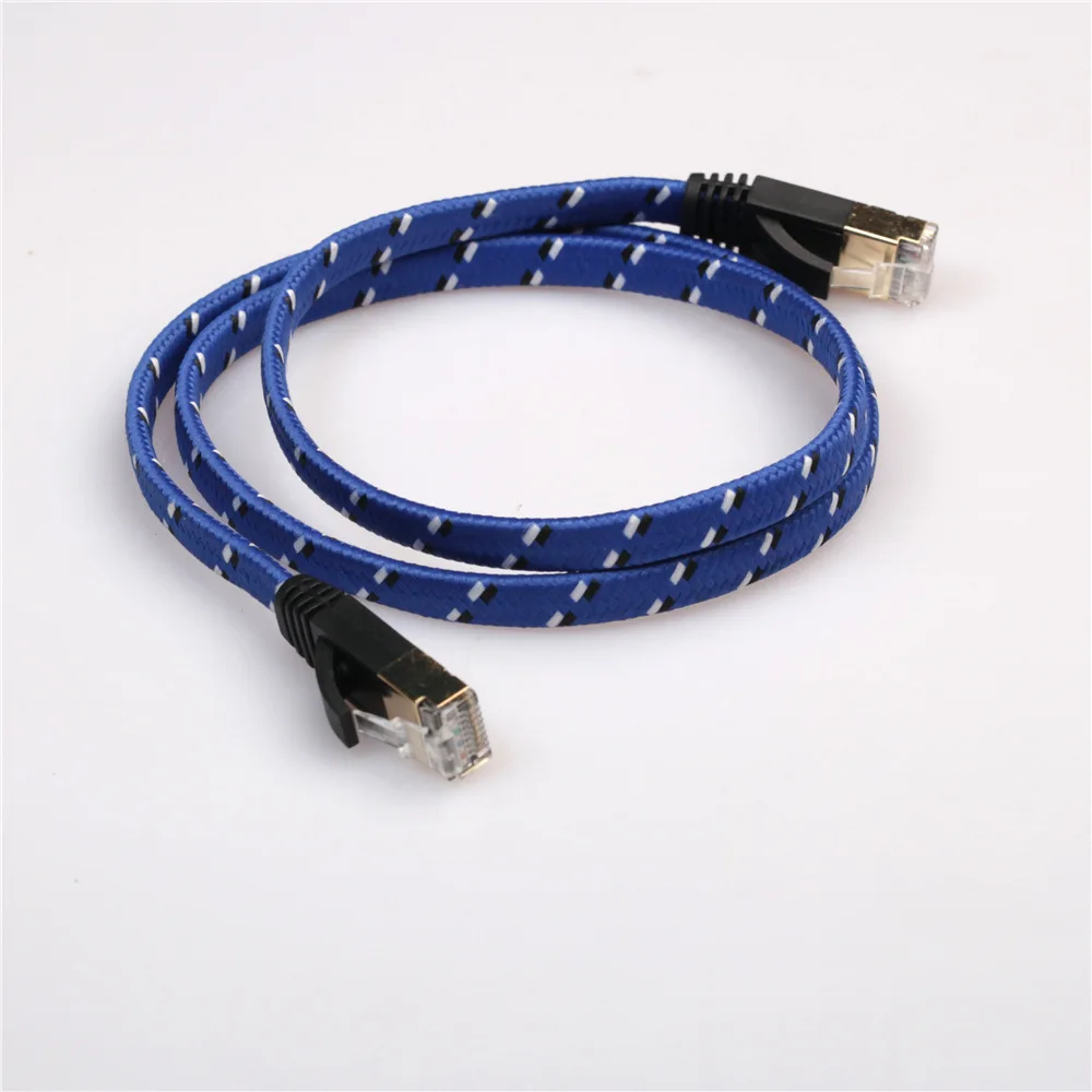 Гибкие Ethernet кабели Cat7 RJ45 разъем 1 м 8 3 5 Lan кабель сеть для компьютера маршрутизатор