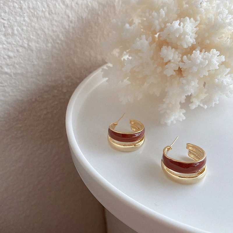 VIVILADY предотвращает аллергию двойной Круглый C-образной формы женские