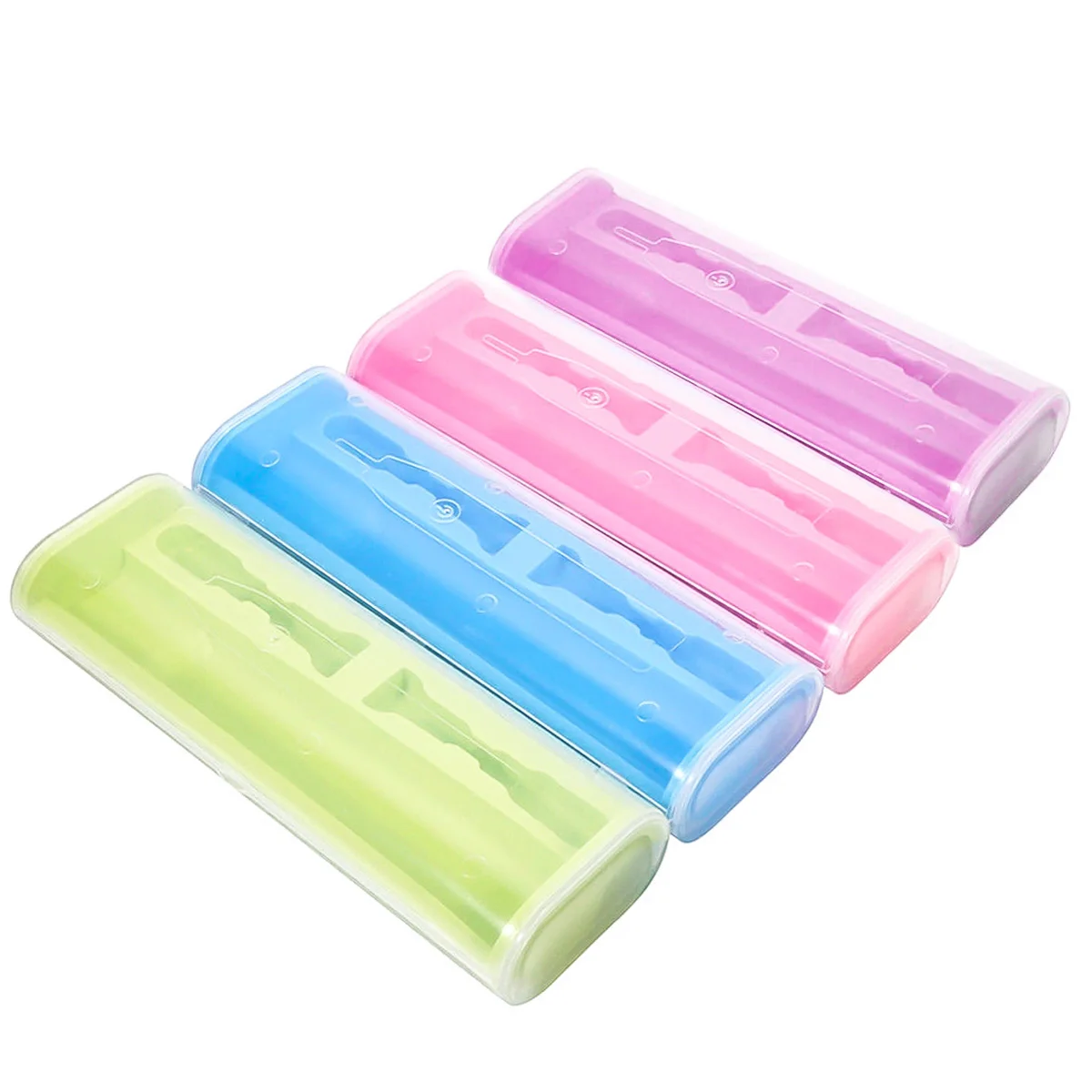 1 шт. Еда Класс PP + резиновый Зубная щётка держатель портативная зубная щетка для