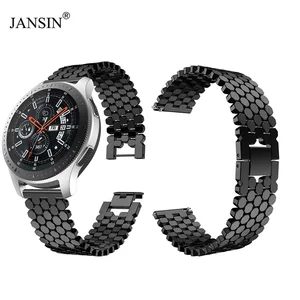 Ремешок из нержавеющей стали для Samsung Galaxy Watch 46 мм Gear S3 Classic Frontier, металлический браслет для Galaxy watch 3 45 мм, 22 мм