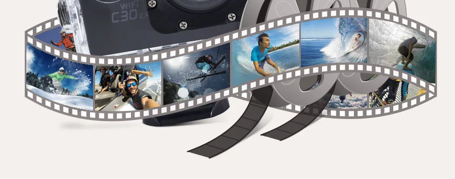 soocoo C30/C30R Экшн-камера 20MP 4K Wifi Ultra HD 1080 P/60FPS Водонепроницаемая мини-камера для велосипеда уличная спортивная DV камера