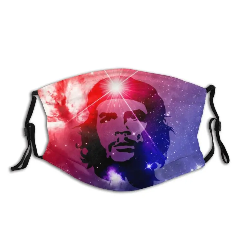 

Che Guevara Washable Unisex Adult Mouth Face Mask Cuban Revolution Anti Haze Dustproof Protection Cover Respirator Mouth-Muffle