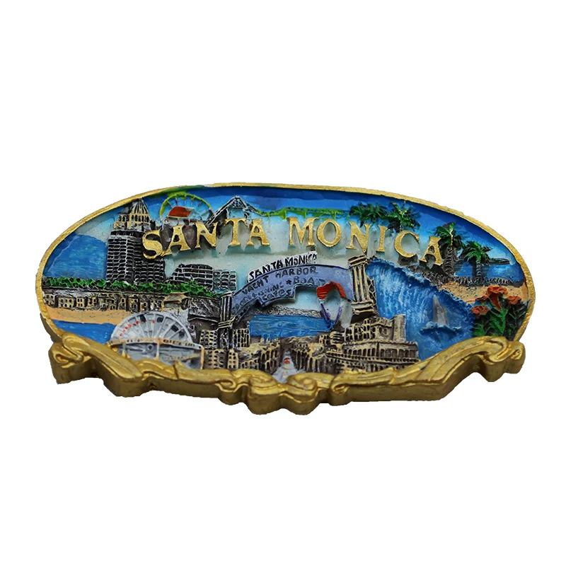 Туристический памятный пейзаж магниты на холодильник 3D магнитные наклейки